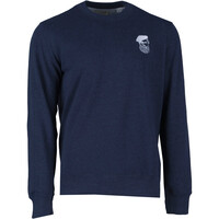 Katxi Klothing sudadera hombre KABINO KOL ROND BRODEREIE BLEU CHINE vista frontal