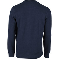 Katxi Klothing sudadera hombre KABINO KOL ROND BRODEREIE BLEU CHINE vista trasera