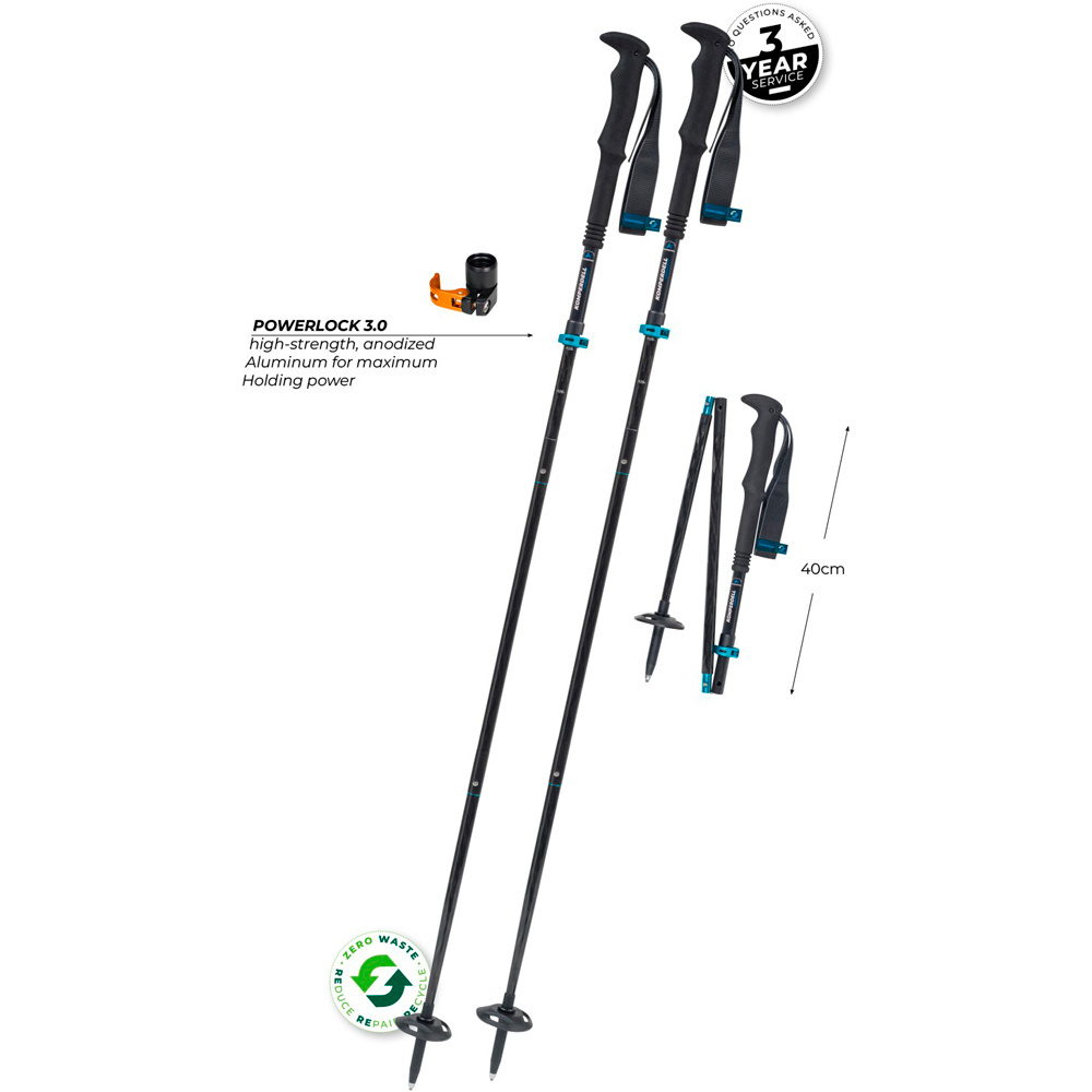 Komperdell bastón travesía montaña PAR- FXLITE CARBON VARIO APPROACH 03