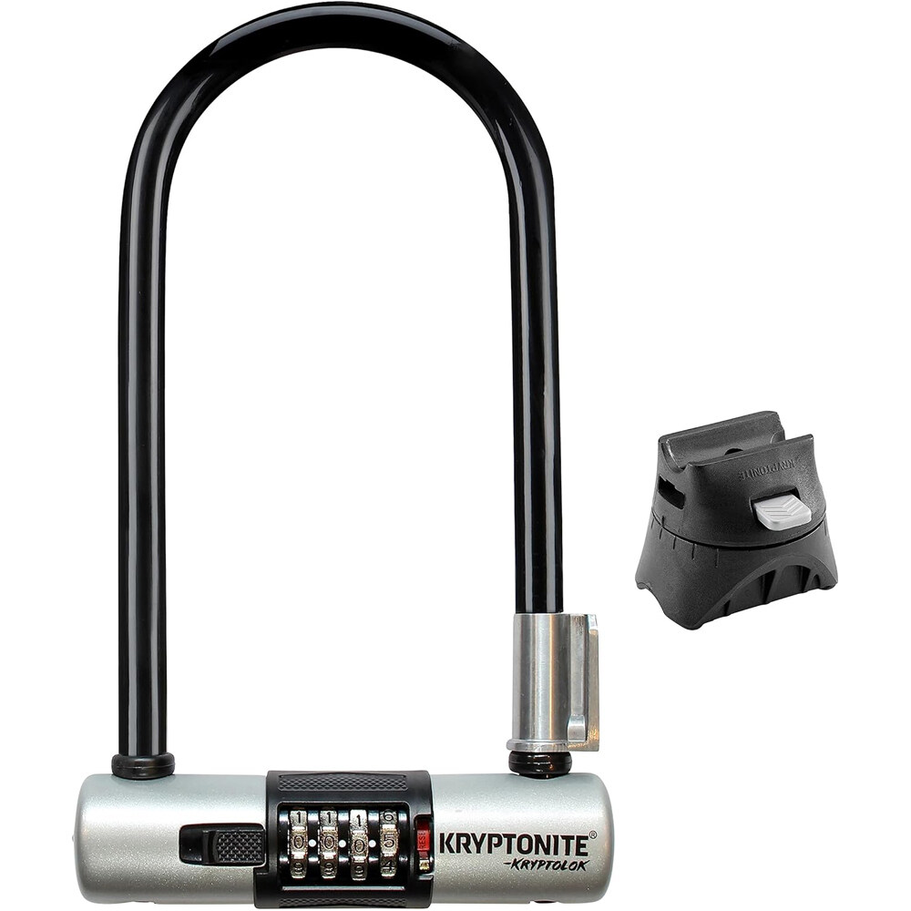 Kriptonics candado bicicleta U-Lock KryptoLok Combo vista frontal
