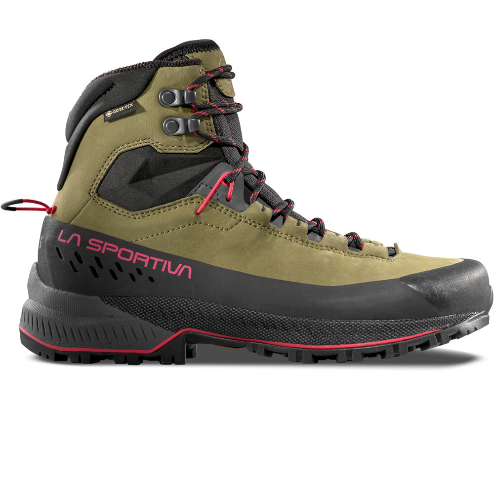 La Sportiva bota montaña cuero mujer TX5 Evo Mid Woman GTX lateral exterior