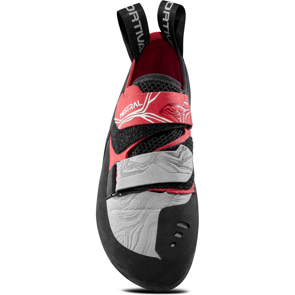 La Sportiva pies de gato Mistral Woman lateral interior