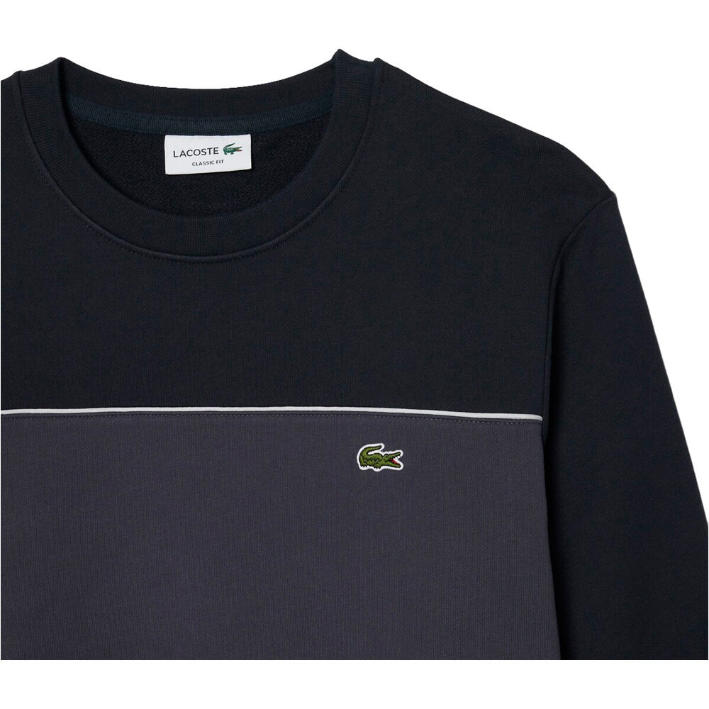 Lacoste sudadera hombre Sweat crew bloq core 04