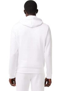 Lacoste sudadera hombre sweatshirt classic hoody vista trasera