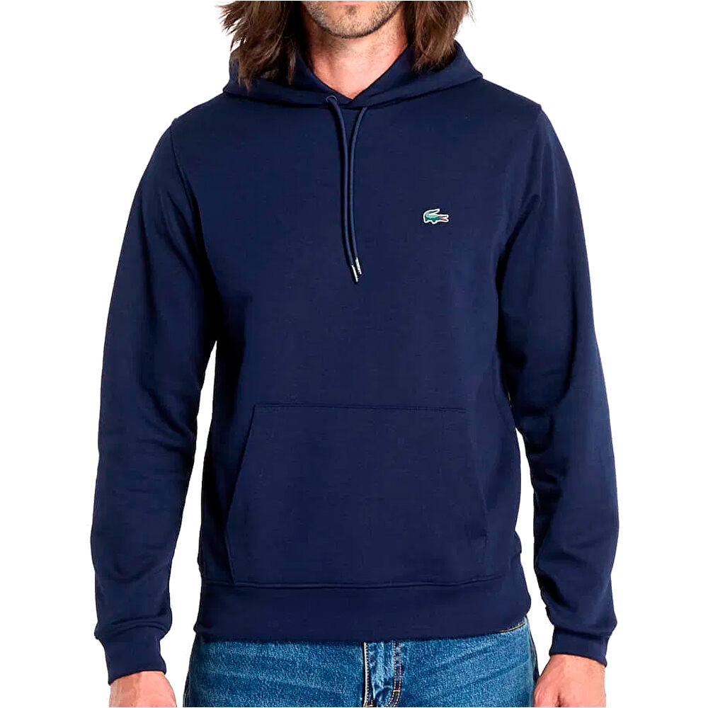Lacoste sudadera hombre sweatshirt entry hoody vista frontal