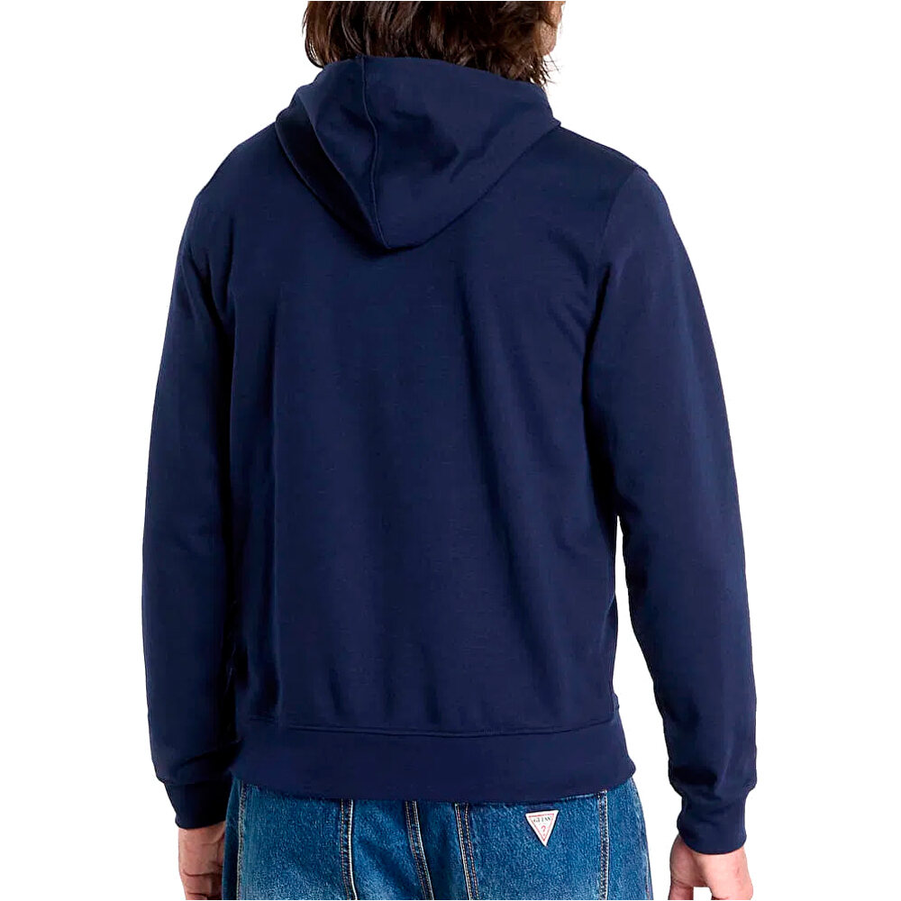 Lacoste sudadera hombre sweatshirt entry hoody vista trasera