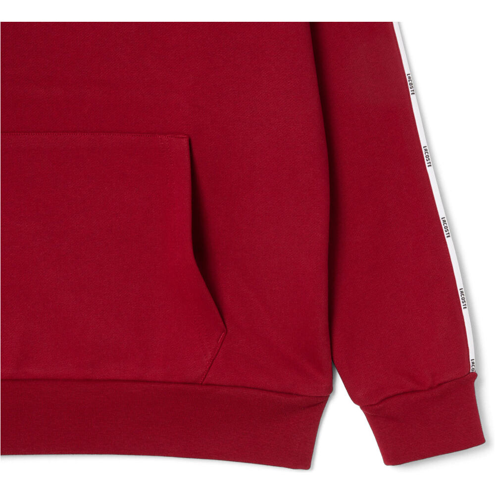 Lacoste sudadera hombre sweatshirt tape hoody 05