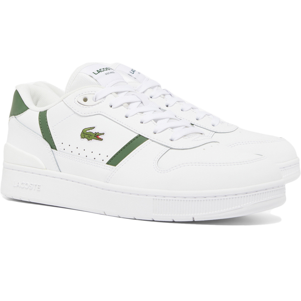Lacoste zapatilla moda hombre T-CLIP SET 224 lateral interior
