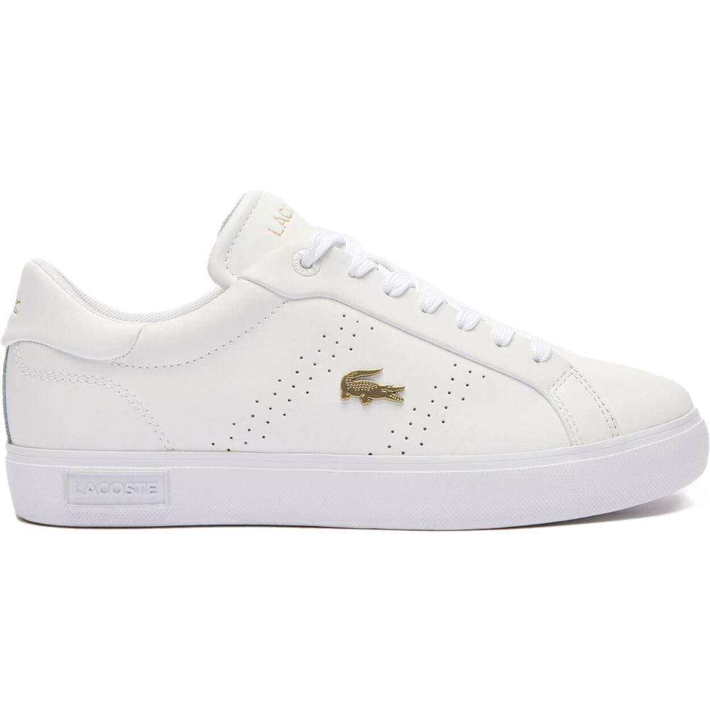 Lacoste zapatilla moda mujer POWERCOURT 2.0 124 1 SFA lateral exterior