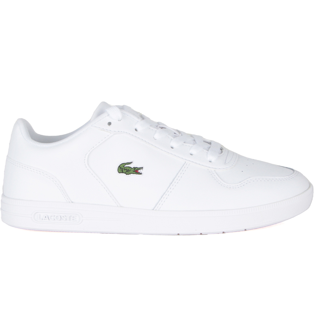 Lacoste zapatilla moda mujer T-BASE 224 1 SFA lateral exterior