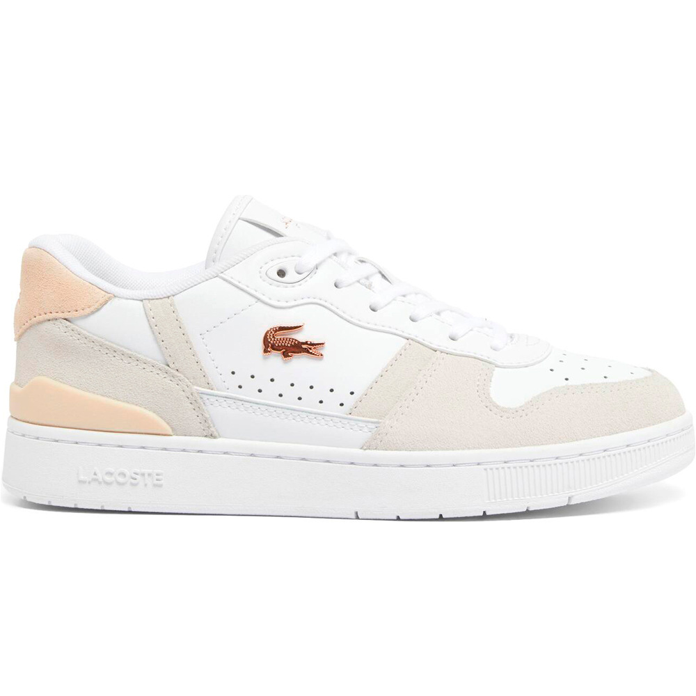 Lacoste zapatilla moda mujer T-CLIP SET 224 lateral exterior