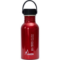 Laken cantimplora Botella aluminio Basic Alu 0,60 L. Tapn Oasis vista frontal