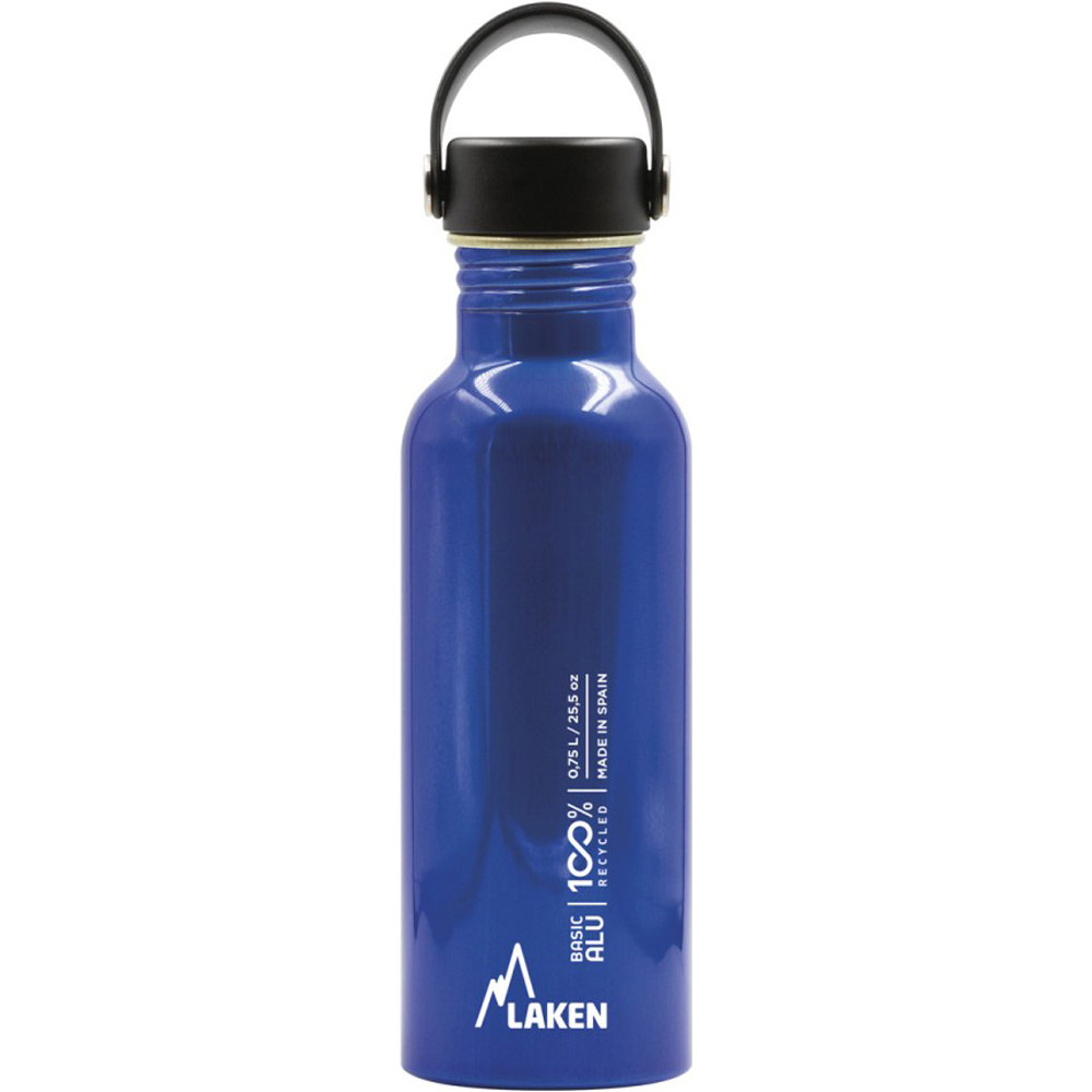 Laken cantimplora Botella aluminio Basic Alu 0,75 L. Tapn Oasis vista frontal