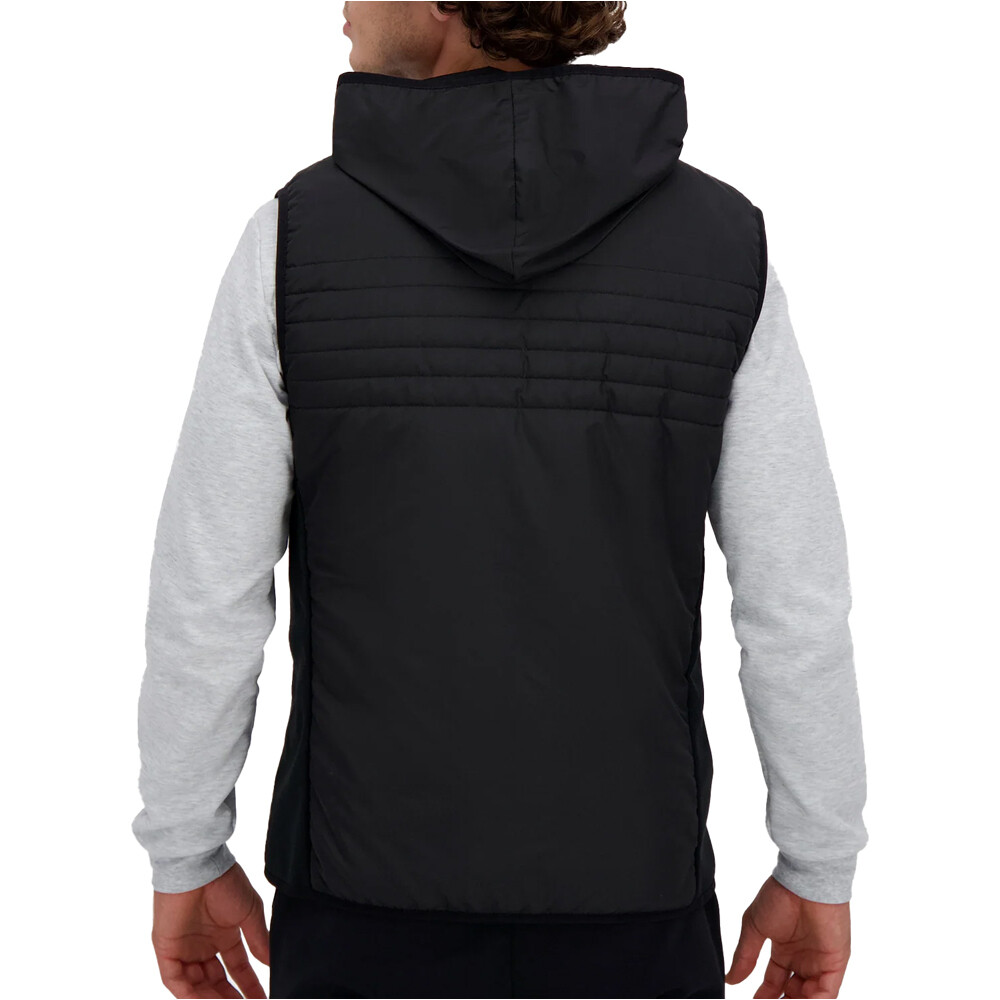 Le Coq Sportif chalecos hombre HYBRIDE Doudoune SL Hood N1 M vista trasera