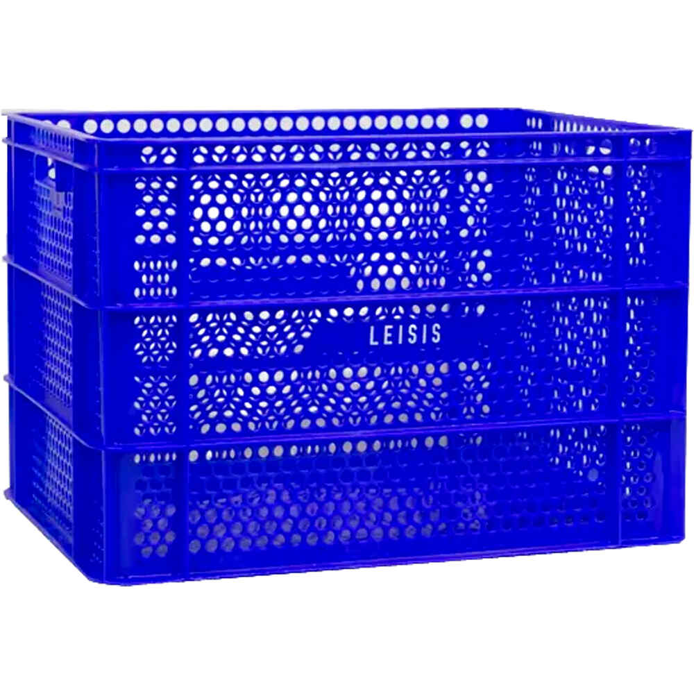 Leisis juguetes para playa Caja Perforada Fondo Liso Apilable 62x47,4x53,5cm 157L vista frontal