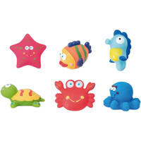 Leisis juguetes para playa Juego de Natacin Figuras Marinas 6 Unidades vista frontal