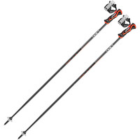 Leki bastones esquí AIRFOIL 3D BLK-DARK ANTH-BRIGHT RED vista frontal