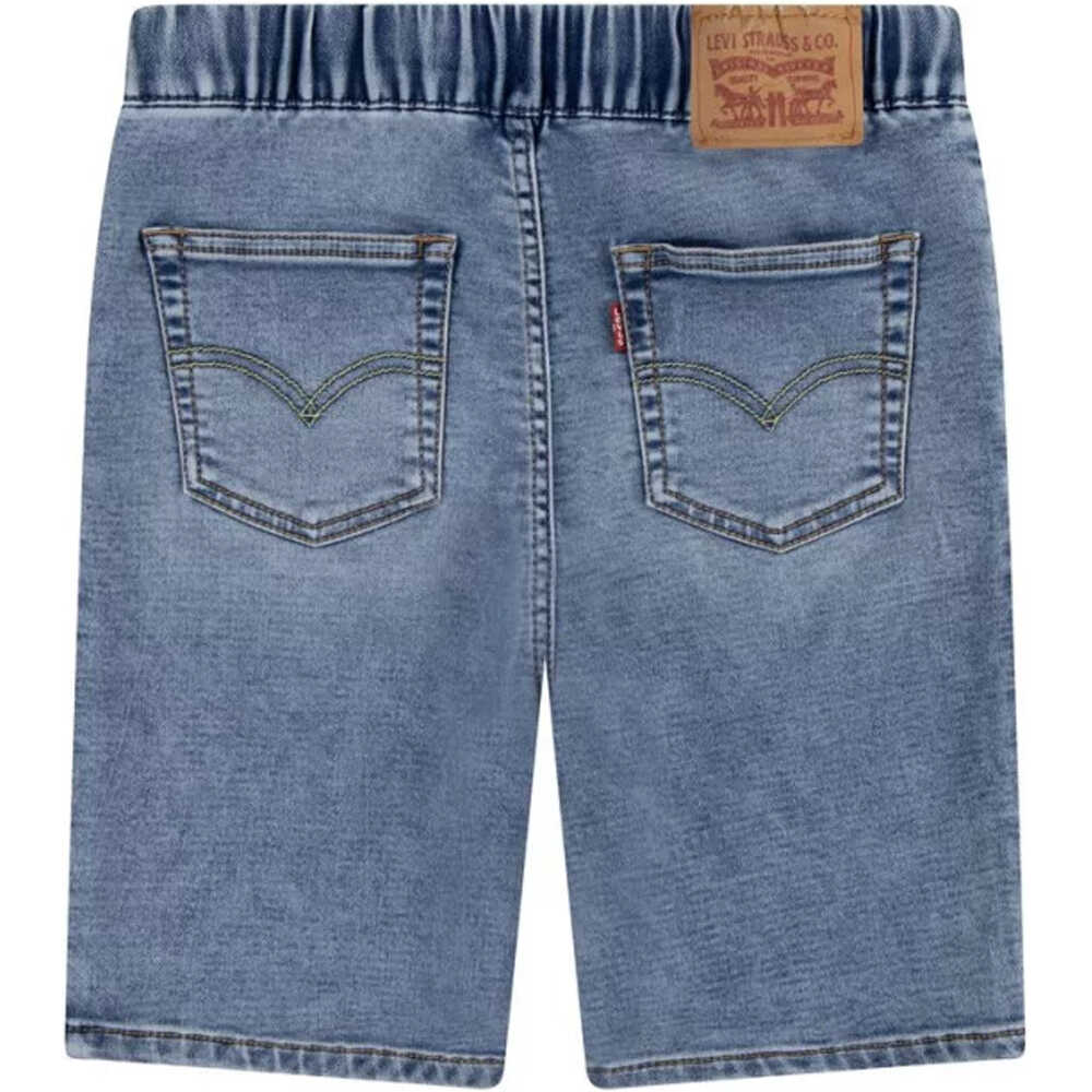 Levi'S bermuda niño LVB SKINNY FIT DOBBY SHORT vista trasera