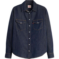 Levi'S camisa manga larga mujer ICONIC WESTERN DARK INDIGO - FLAT FINISH 03
