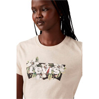 Levi'S camiseta manga corta mujer THE PERFECT TEE NEUTRALS vista detalle