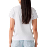 Levi'S camiseta manga corta mujer THE PERFECT TEE WHITES vista trasera