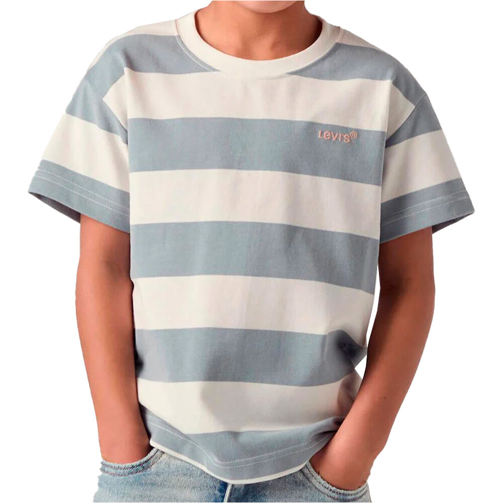 Levi'S camiseta manga corta niño LVB BIG STRIPE TEE vista frontal
