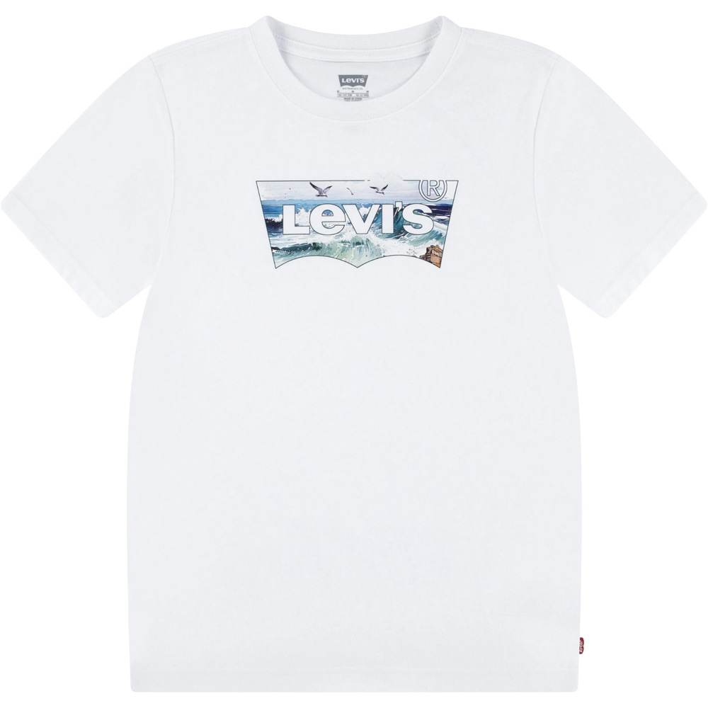 Levi'S camiseta manga corta niño LVB CRASHING WAVES BATWING TEE vista frontal