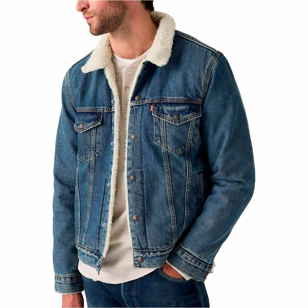 Levi'S chaquetas hombre TYPE 3 SHERPA TRUCKER vista frontal