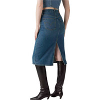 Levi'S faldas mujer HR BACK SLIT SKIRT MED INDIGO - WORN IN 03