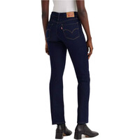 Levi'S pantalón mujer 314 SHAPING STRAIGHT DARK INDIGO - FLAT FINISH vista trasera
