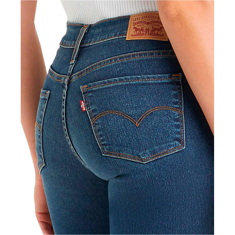 Levi'S pantalón mujer 314 SHAPING STRAIGHT DARK INDIGO - WORN IN 03