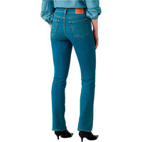 Levi'S pantalón mujer 725 HIGH RISE BOOTCUT MED INDIGO - WORN IN vista trasera