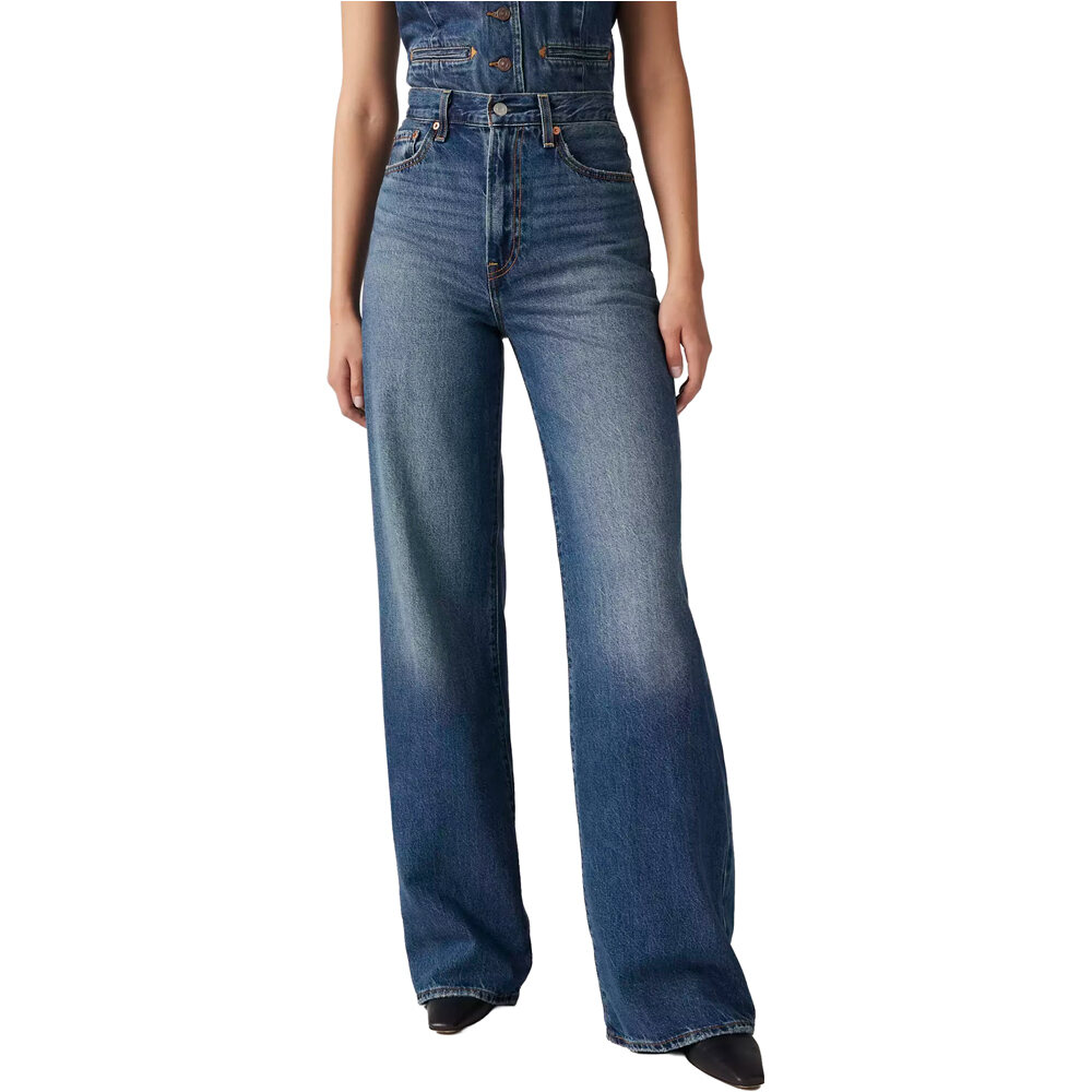 Levi'S pantalón mujer RIBCAGE WIDE LEG H223 vista frontal