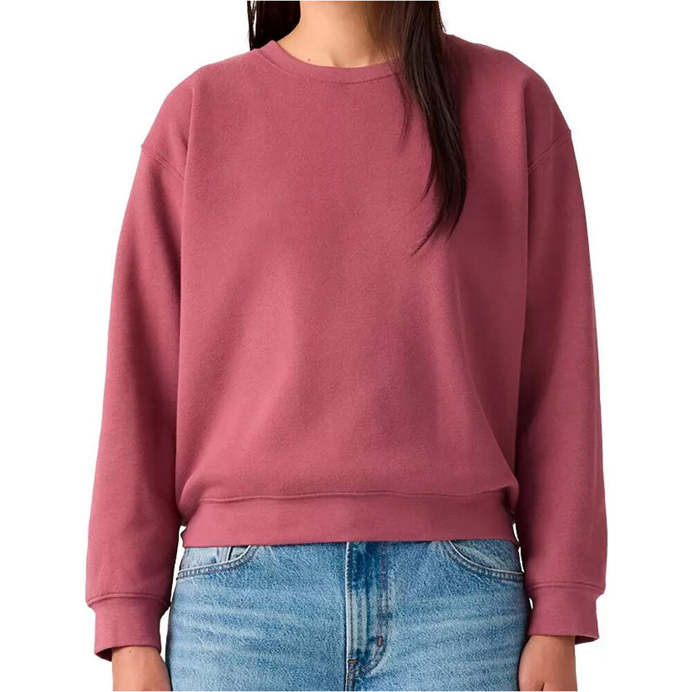 Levi'S sudadera mujer EVERYDAY SWEATSHIRT CRUSHED BERRY vista detalle