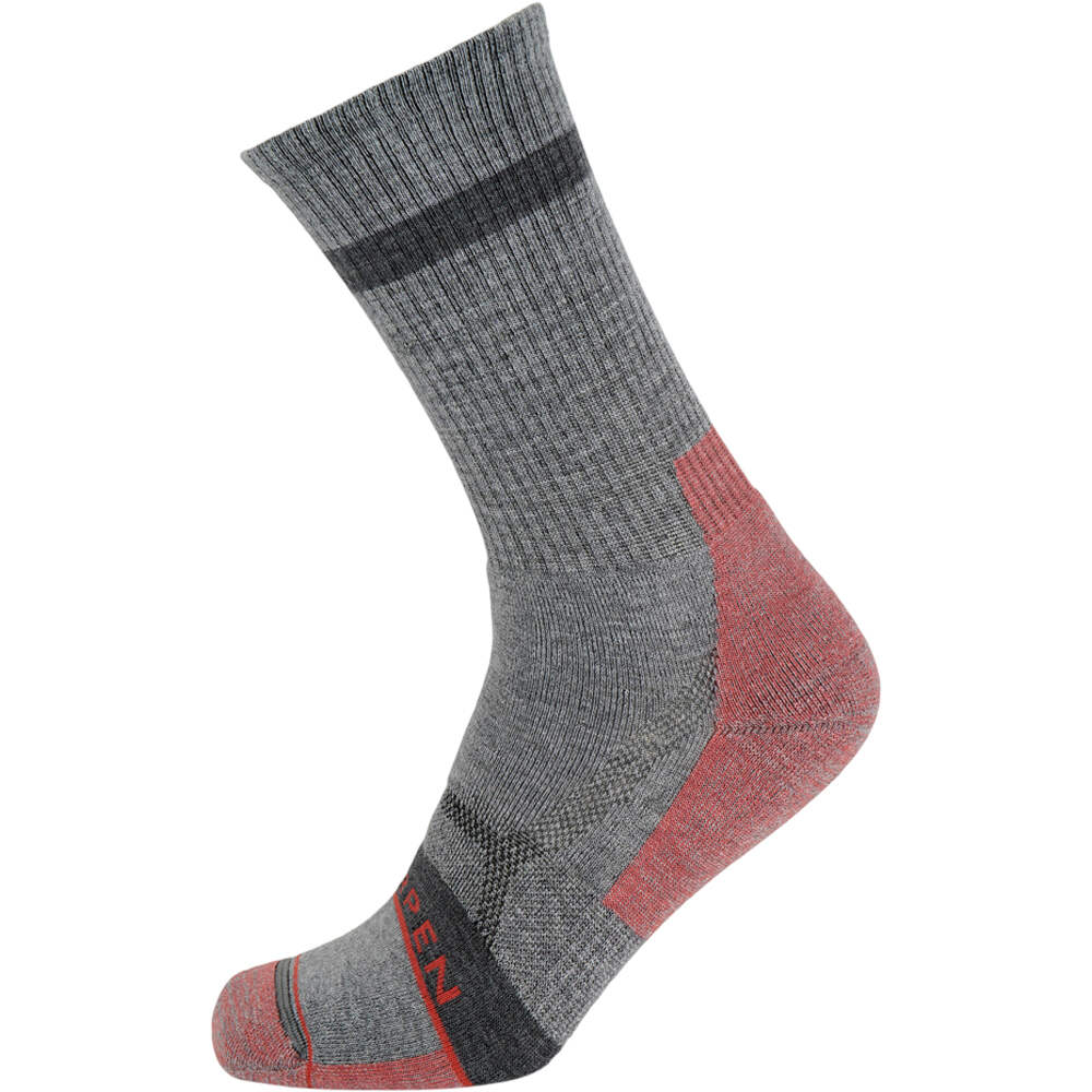 Lorpen calcetines montaña MHMCM MERINO HIKE MIDWEIGHT CREW M vista frontal