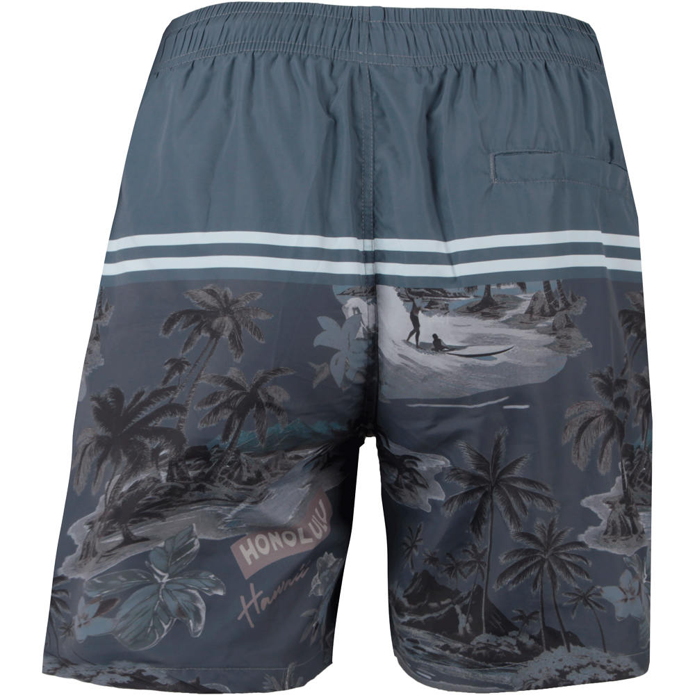 Losan bañador playa hombre BAADOR PALMS vista trasera