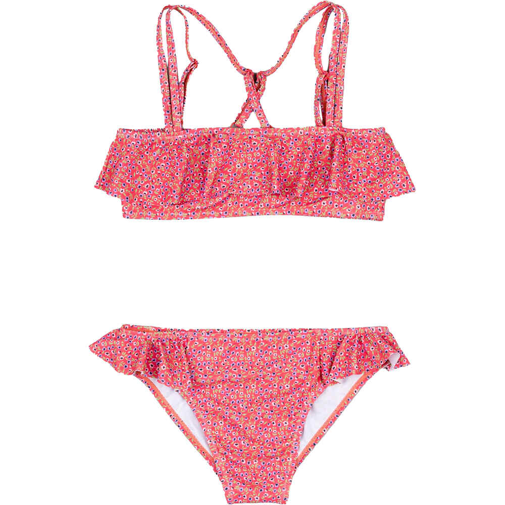 Losan bañador playa niña BIKINI FLOWERS RETRO vista frontal