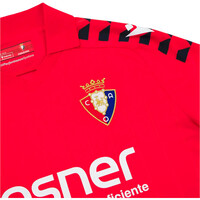 Macron camiseta de fútbol oficiales OSASUNA 26 HOME SHIRT SS SR vista detalle