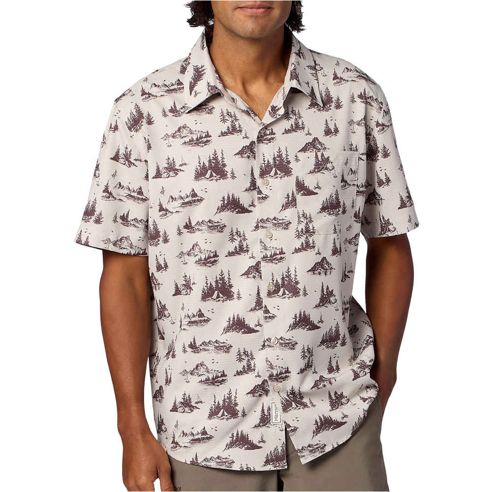 Marmot camisa montaña manga corta hombre AirExchange SS Shirt vista frontal