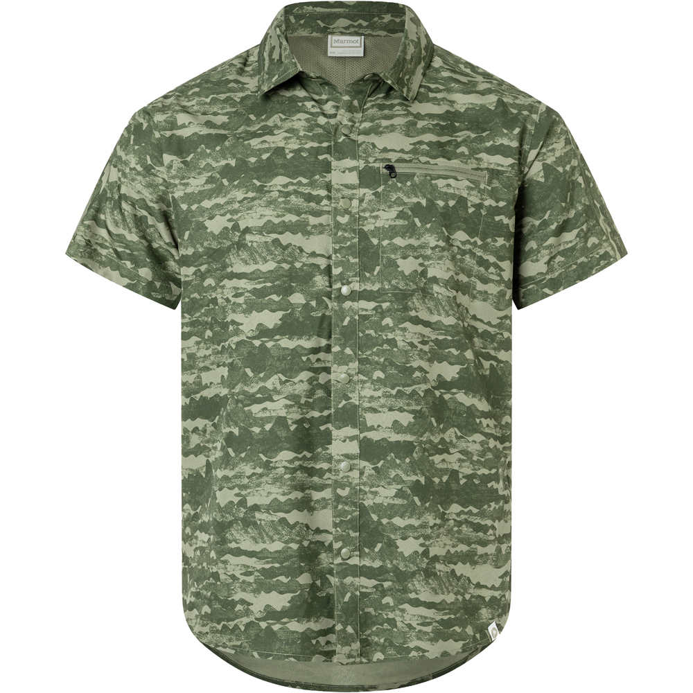 Marmot camisa montaña manga corta hombre Spring Creek SS vista detalle