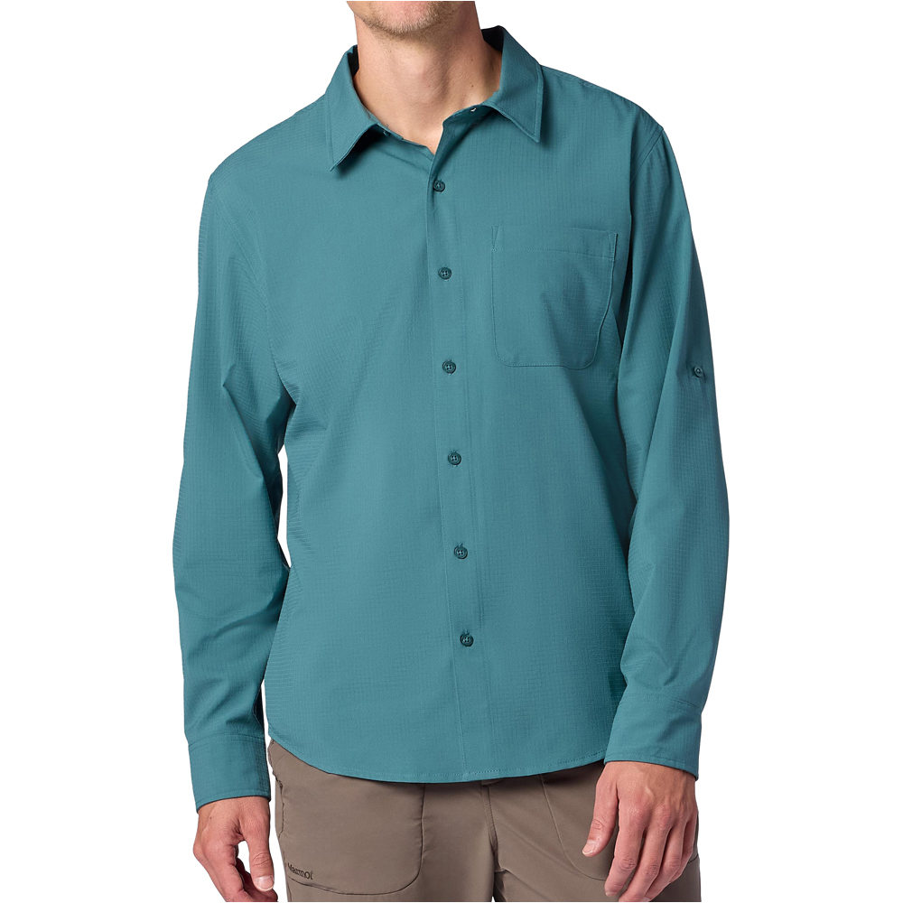 Marmot camisa montaña manga larga hombre AirExchange LS Shirt vista frontal