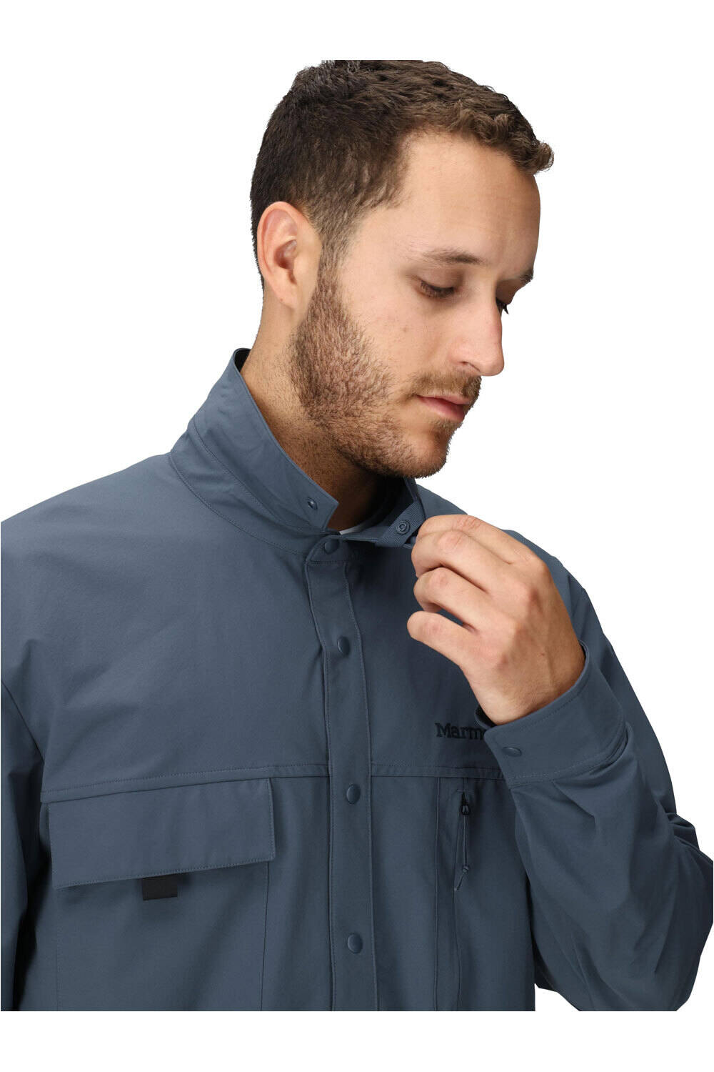 Marmot camisa montaña manga larga hombre AirExchange SolarShield Overshirt 03