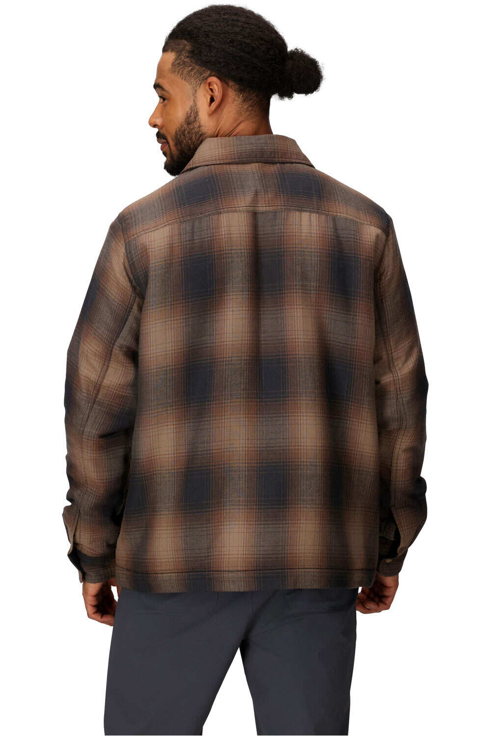 Marmot camisa montaña manga larga hombre Ridgefield Sherpa Flannel Shirt Jacket vista trasera