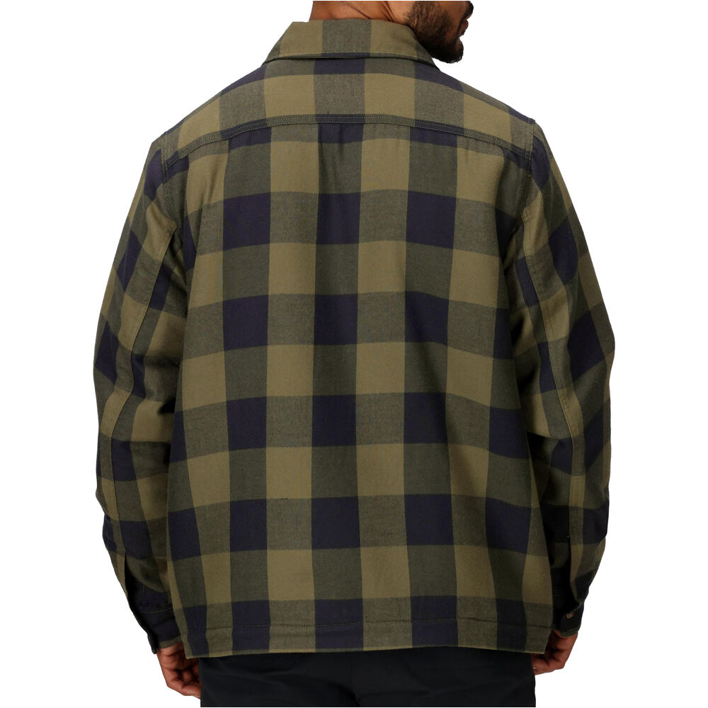 Marmot camisa montaña manga larga hombre Ridgefield Sherpa Flannel Shirt Jacket vista trasera