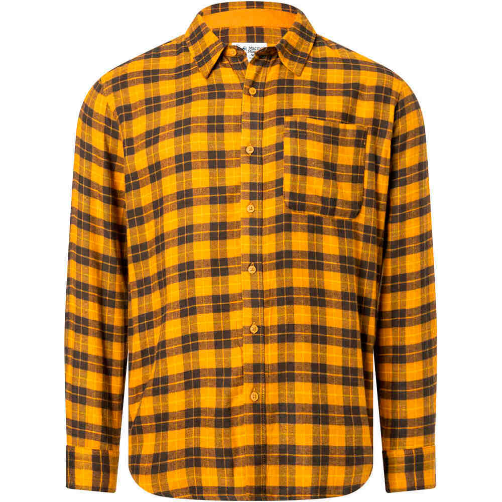 Marmot camisa montaña manga larga hombre Rsuh Creek Lightweight Flannel LS vista detalle