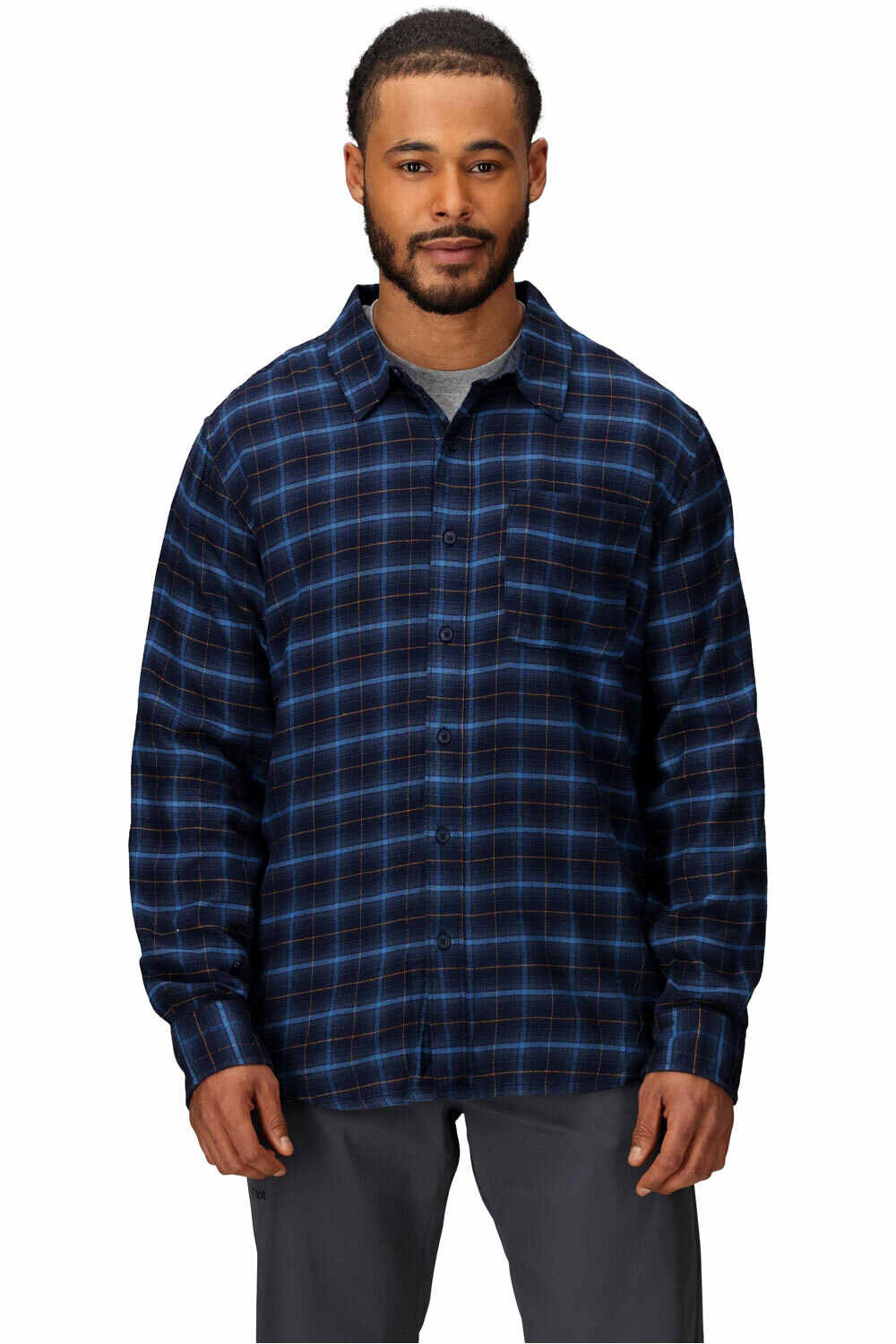 Marmot camisa montaña manga larga hombre Rsuh Creek Lightweight Flannel LS vista frontal