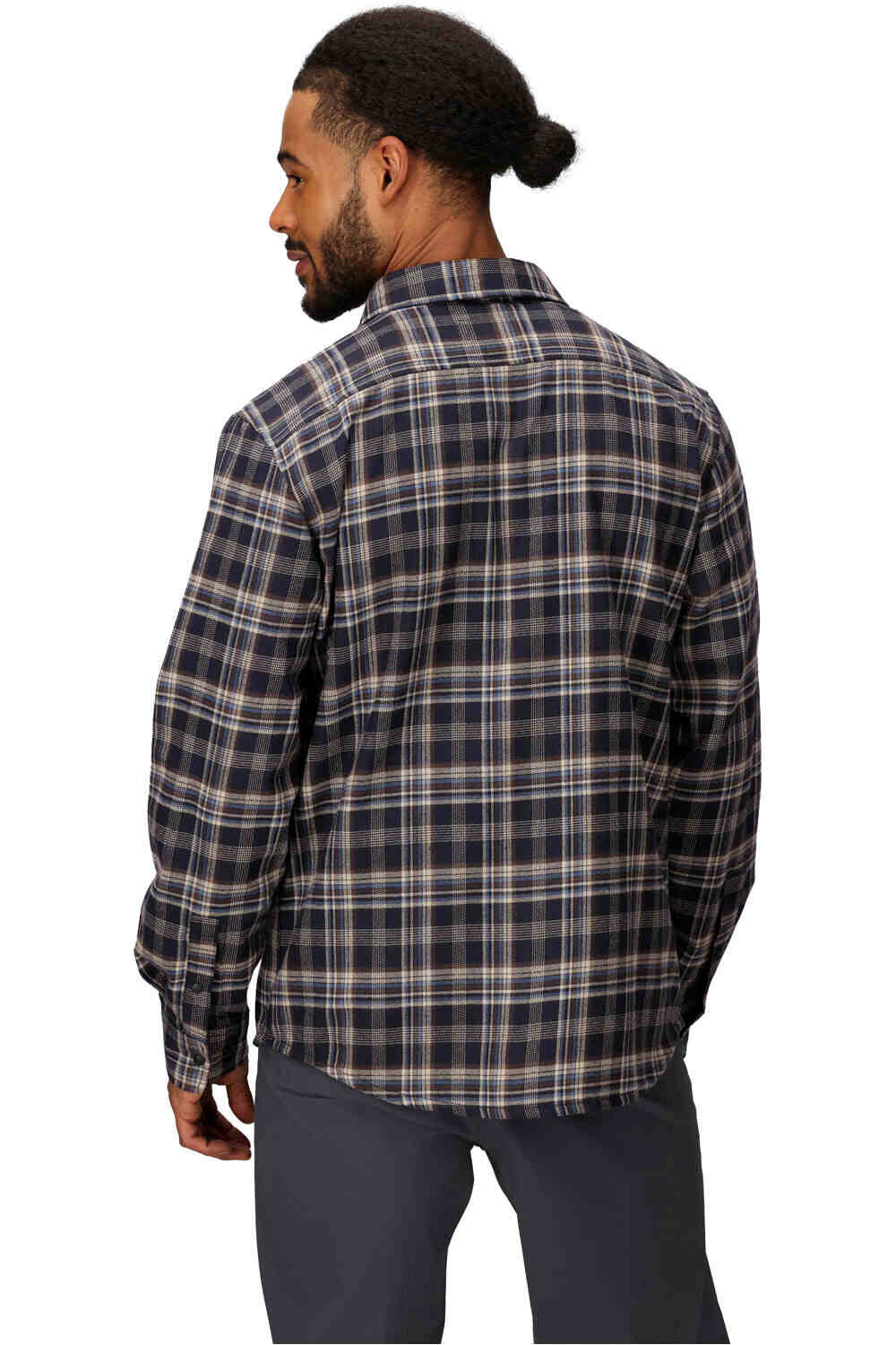 Marmot camisa montaña manga larga hombre Stonepeak Lightweight Performance Flannel LS vista trasera