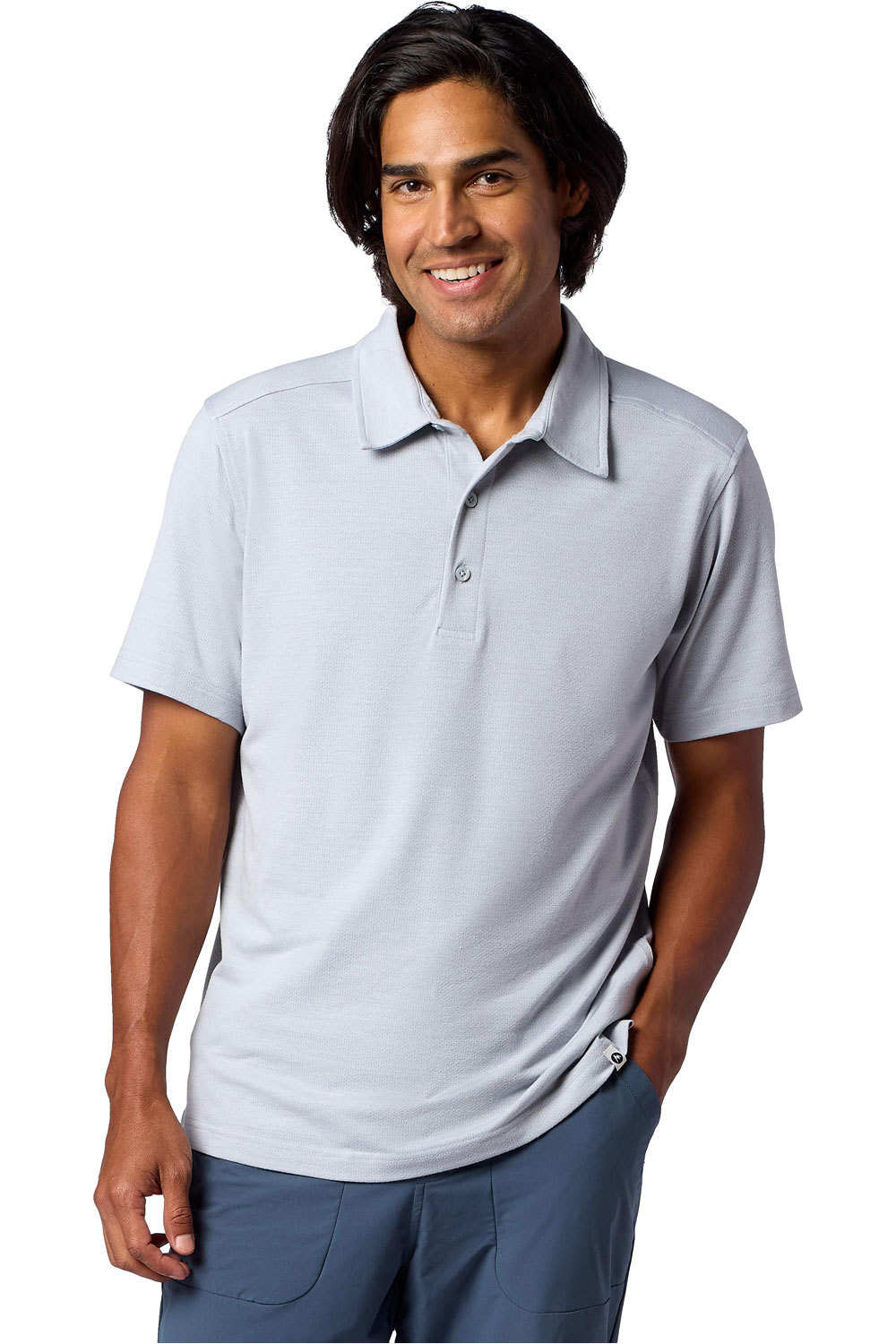 Marmot camiseta montaña manga corta hombre Sereno Polo SS vista frontal