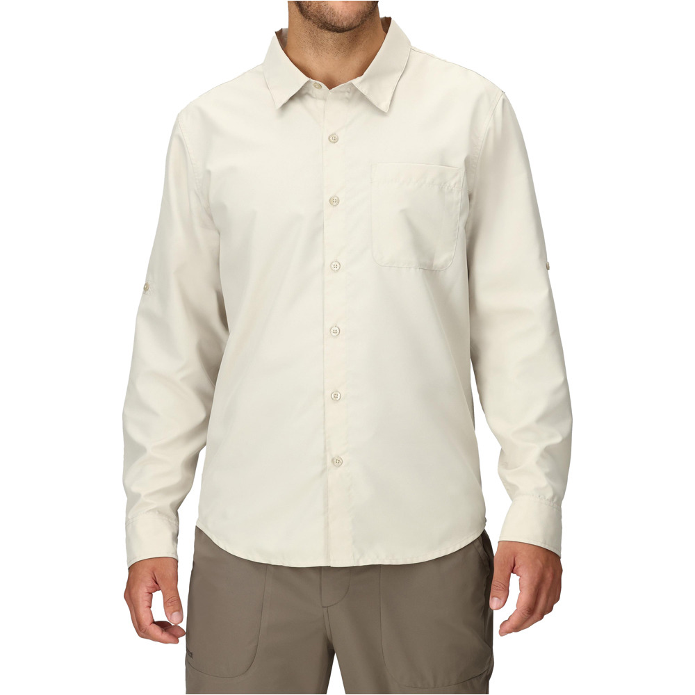 Marmot camiseta montaña manga larga hombre AirExchange UPF 40 LS Shirt vista frontal