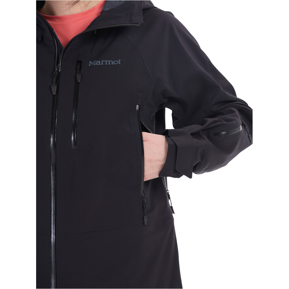 Marmot chaqueta esquí mujer Wm's Solitude UL Bio Jacket vista detalle